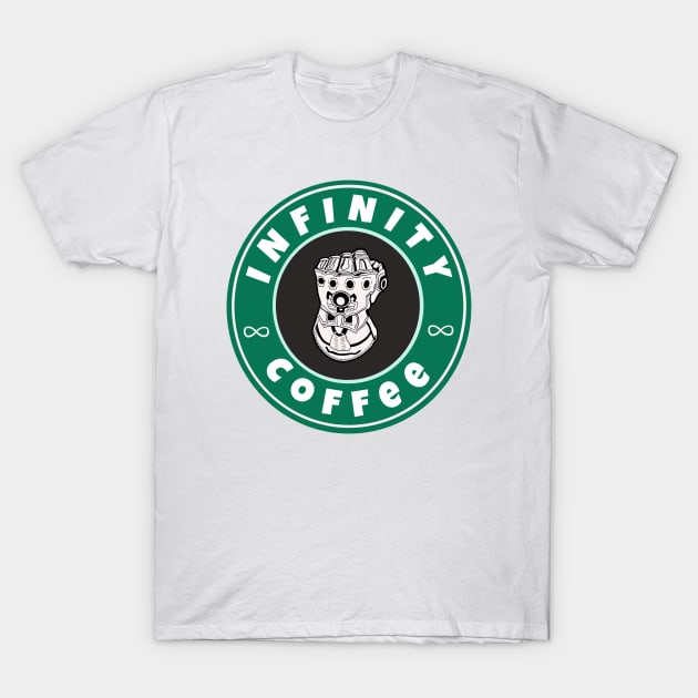 Infinity Coffee T-Shirt by Milasneeze